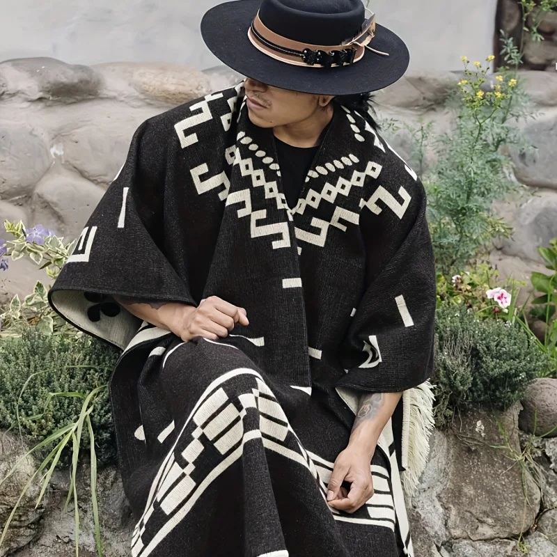 الرجال كيب المألوف محبوك مهدب  - مراجعة Muffler Men Wool وسعره