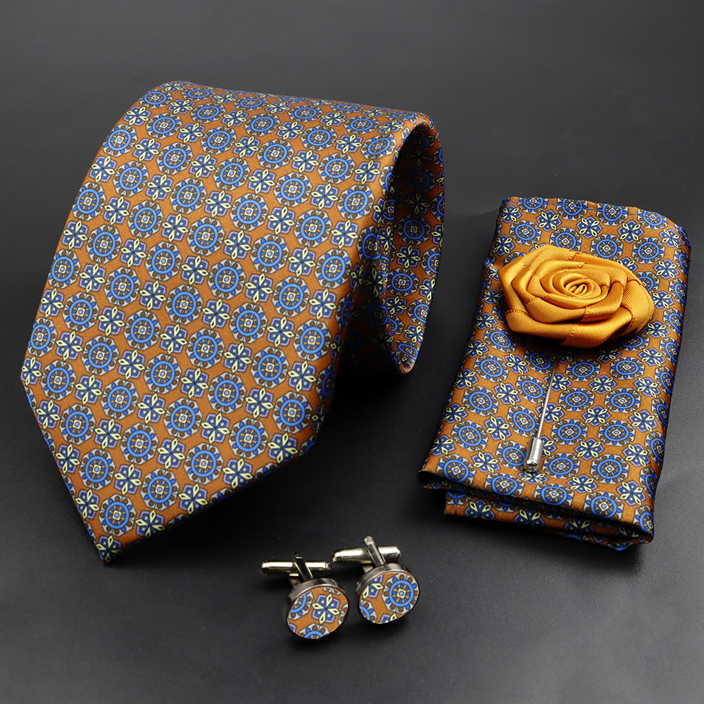 طقم ربطة عنق حريرية ناعمة للرج - مراجعة Tie Clip Silver وسعره