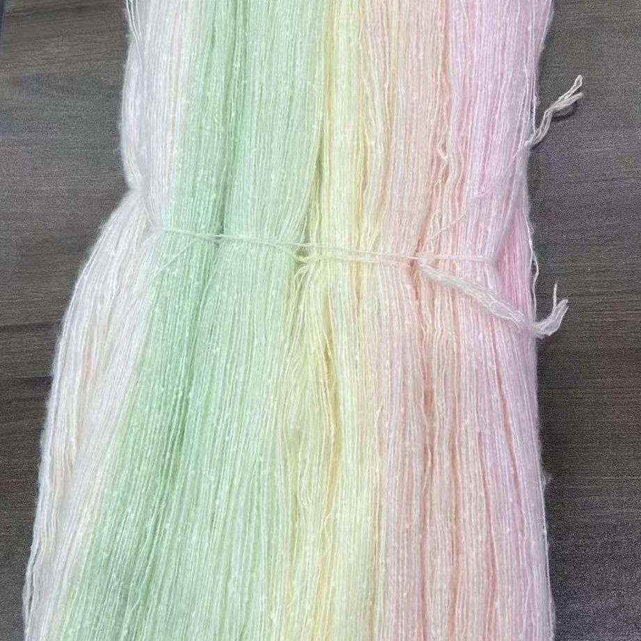 خيوط صوف موهير ملونة متدرجة 50 - مراجعة Woven Scarf Blanket وسعره