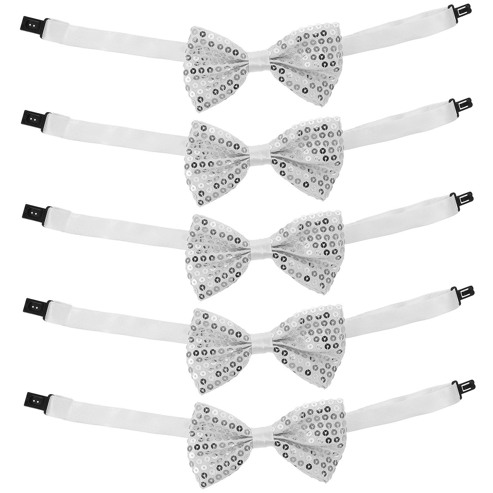 5 قطع من ربطات العنق المزينة ب - مراجعة Bow Tie Pre Tied وسعره